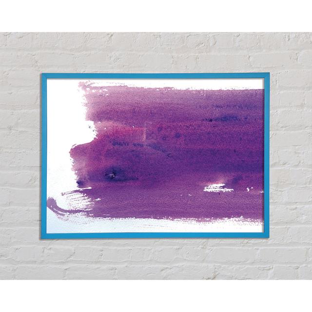 Purple Patience - Single Picture Frame Art Prints Ivy Bronx Size: 21cm H x 29.7cm W x 2cm D on Productcaster.