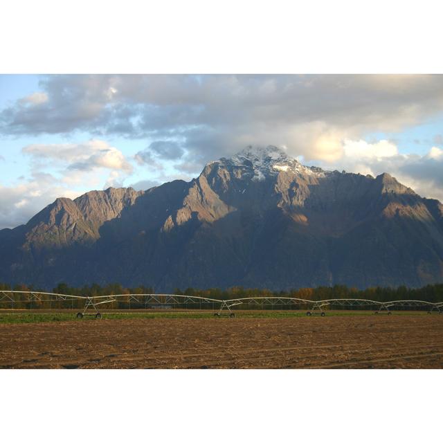 Pioneer Peak Frosted by Wibberelvin - Wrapped Canvas Photograph Alpen Home Size: 61cm H x 91cm W on Productcaster.