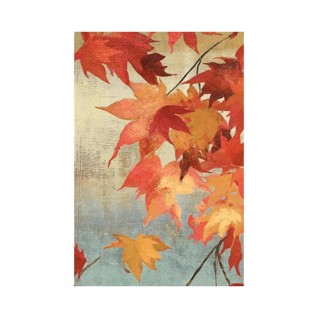 Maple Leaves II by Asia Jensen - Wrapped Canvas Painting ClassicLiving Size: 45.72cm H x 30.48cm W x 1.905cm D on Productcaster.