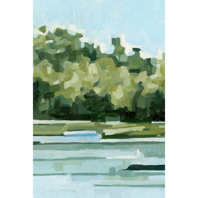 River Day III by Emma Caroline - Wrapped Canvas Painting Rosalind Wheeler Size: 76cm H x 51cm W x 3.8cm D on Productcaster.