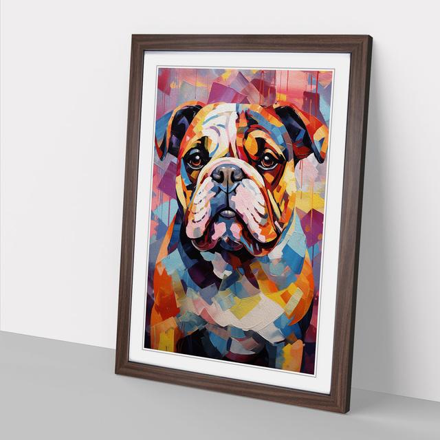 XYZ-FRM-V1223-207 Single Picture Frame Art Prints on Wood Marlow Home Co. Format: Walnut Framed, Size: 46cm H x 34cm W x 2cm D on Productcaster.