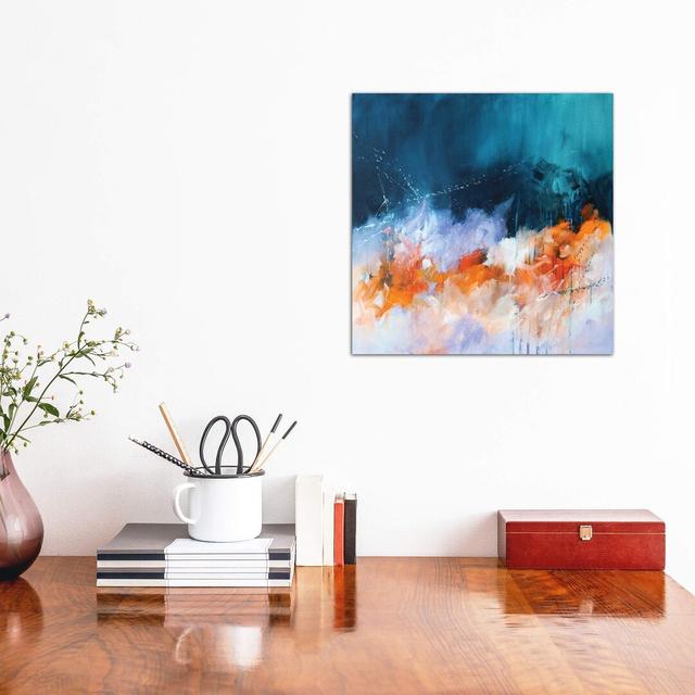 The Beginning and the End by Sana Jamlaney - Wrapped Canvas Painting Print Latitude Run Size: 45.72cm H x 45.72cm W x 1.91cm D on Productcaster.