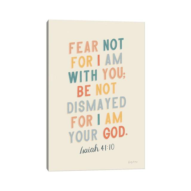 Bible Saying I by Becky Thorns - Wrapped Canvas Typography Happy Larry Size: 101.6cm H x 66.04cm W x 3.81cm D on Productcaster.