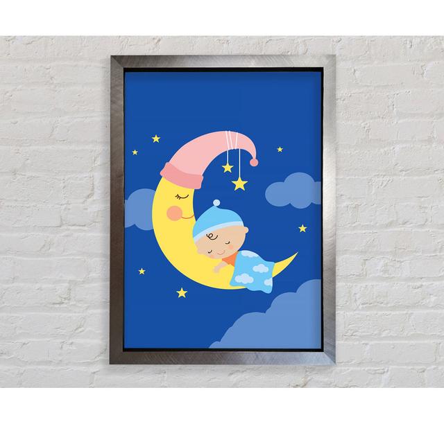 Snuggled To The Moon - Druck Bright Star Größe: 84,1 cm H x 59,7 cm B x 3,4 cm T on Productcaster.