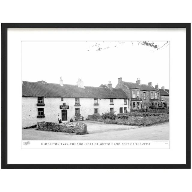 'Middleton Tyas, the Shoulder of Mutton and Post Office C1955' - Picture Frame Photograph Print on Paper The Francis Frith Collection Size: 28cm H x 3 on Productcaster.