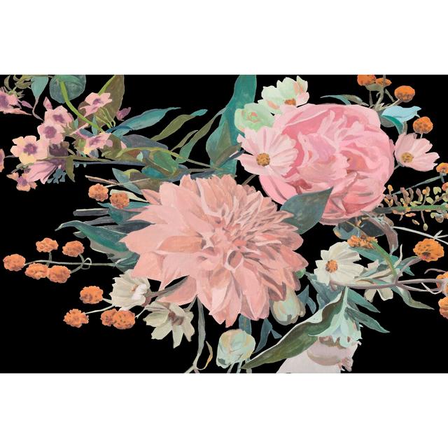 Night Blooming Flowers II by Melissa Wang - Wrapped Canvas Graphic Art Rosalind Wheeler Size: 30cm H x 46cm W x 3.8cm D on Productcaster.