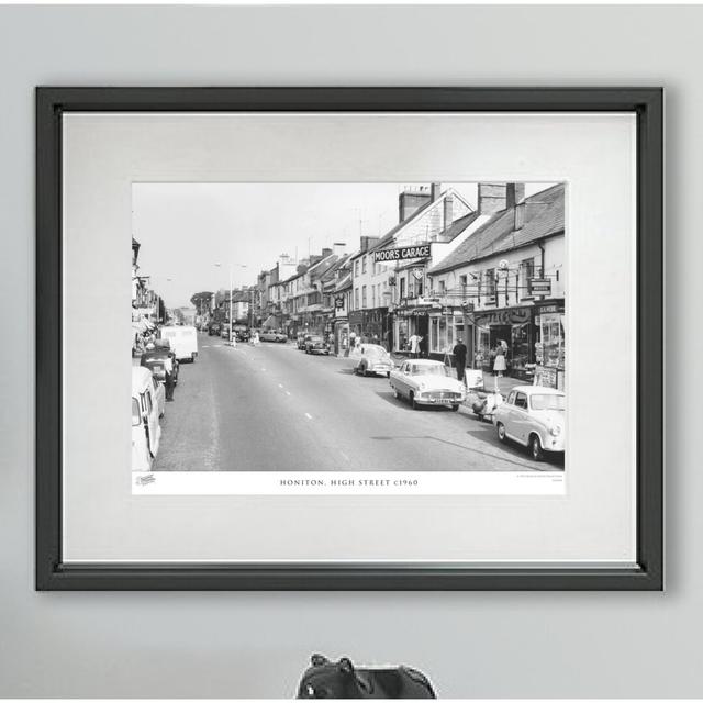 'Honiton, High Street C1960' - Picture Frame Photograph Print on Paper The Francis Frith Collection Size: 45cm H x 60cm W x 2.3cm D on Productcaster.