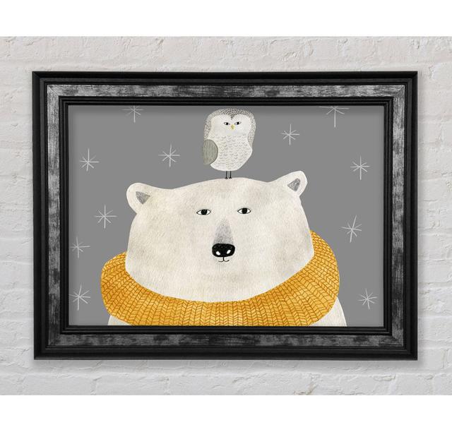 The Bear And The Owl - Single Picture Frame Art Prints Bright Star Size: 29.7cm H x 42cm W x 8cm D on Productcaster.