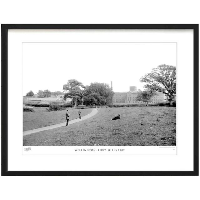 'Wellington, Fox's Mills 1907' - Picture Frame Photograph Print on Paper The Francis Frith Collection Size: 60cm H x 80cm W x 2.3cm D on Productcaster.