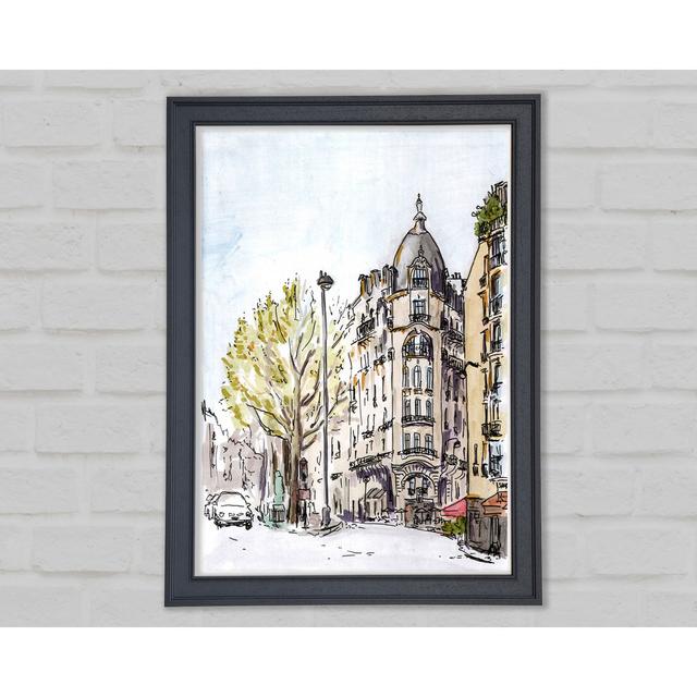 City Streets - Single Picture Frame Art Prints Rosalind Wheeler Size: 84.1cm H x 118.9cm W x 1.5cm D, Format: Grey Framed Paper on Productcaster.