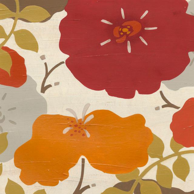 Hibiscus Fresco II Rosalind Wheeler Size: 122cm H x 122cm W on Productcaster.