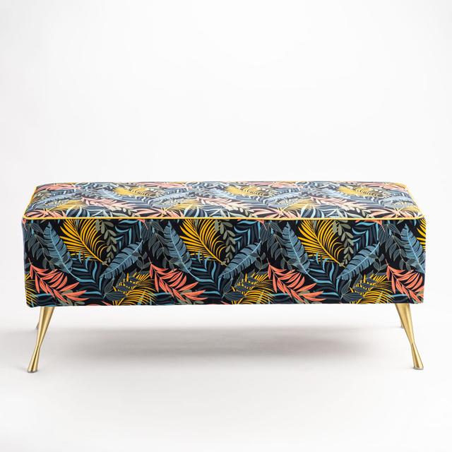 Lollar Upholstered Bench Mercer41 Size: H40 x W160 x D30cm on Productcaster.