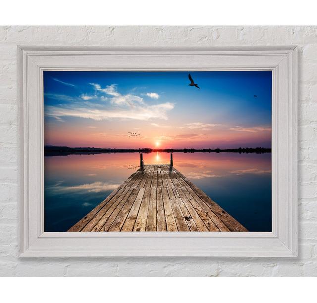 The Seaview From The Water Bridge Framed Print Highland Dunes Size: 21cm H x 42cm W x 8cm D on Productcaster.