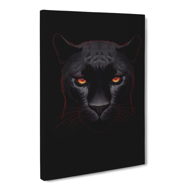 Panther Minimalism - Print World Menagerie Size: 60cm H x 40cm W x 3cm D on Productcaster.