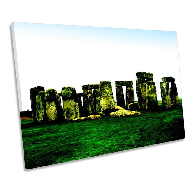 Stonehenge Landmark - Wrapped Canvas Print Ebern Designs Size: 50.8cm H x 76.2cm W x 2cm D on Productcaster.