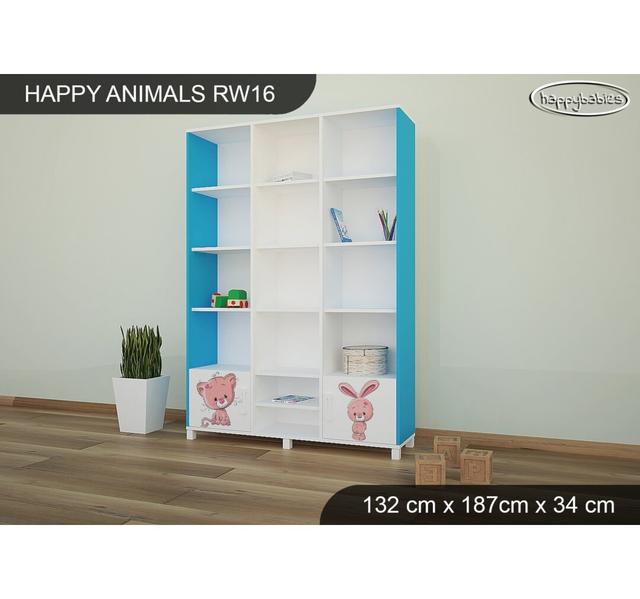 132 cm Bücherregal Happy Babies Farbe: Blau on Productcaster.