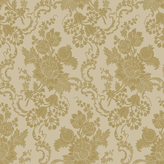 Floreale Floral Bunch Damask Design Embossed Satin 10m x 52cm Wallpaper Roll Lily Manor Colour: Bronze on Productcaster.