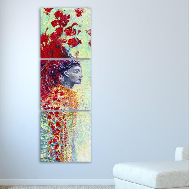 Iris Scott - Wrapped Canvas Painting East Urban Home Size: 60.96cm H x 182.88cm W on Productcaster.