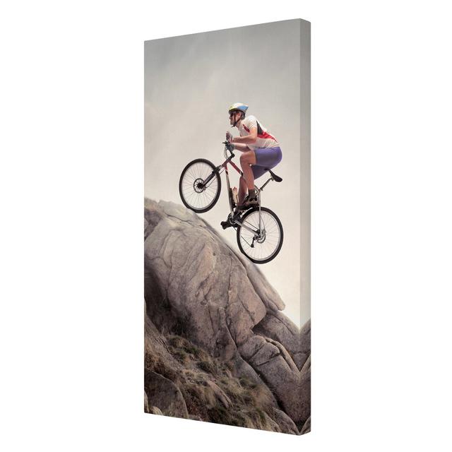 Riding Up That Hill - Wrapped Canvas Graphic Art Print East Urban Home Size: 120cm L x 60cm W x 2cm D on Productcaster.