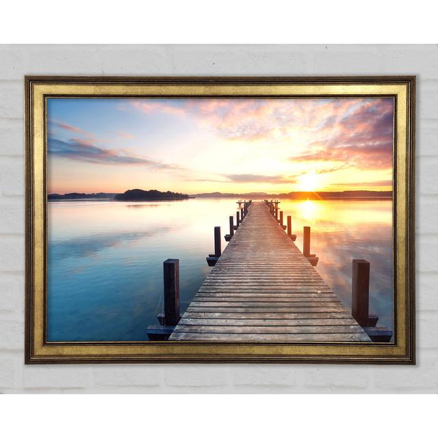 Jeti On The River In Mexico Framed Print House of Hampton Size: 42.1cm H x 59.7cm W x 1.5cm D, Format: Gold Framed Paper on Productcaster.