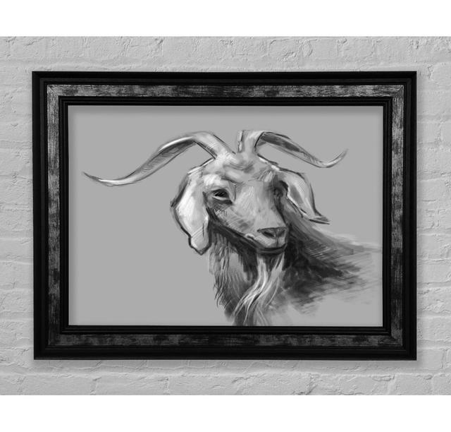 The Sketch Goat - Single Picture Frame Art Prints Bright Star Size: 59.7cm H x 84.1cm W x 8cm D on Productcaster.