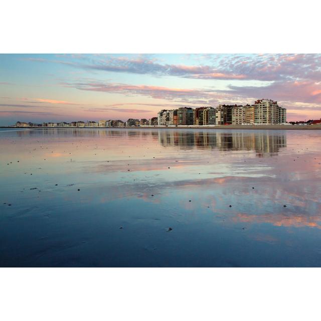 Giese Beach in Belgium - Wrapped Canvas Photograph House of Hampton Size: 61cm H x 91cm W x 3.8cm D on Productcaster.