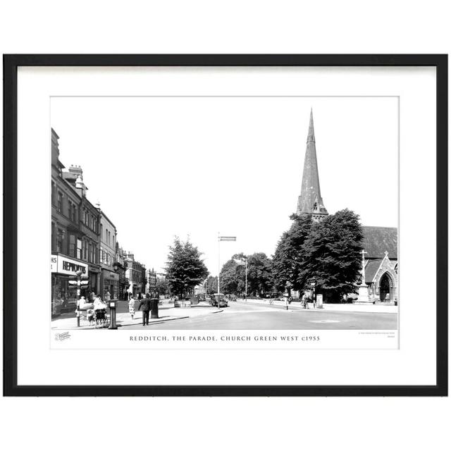 Redditch, The Parade, Church Green West C1955 by Francis Frith - Single Picture Frame Print The Francis Frith Collection Size: 45cm H x 60cm W x 2.3cm on Productcaster.