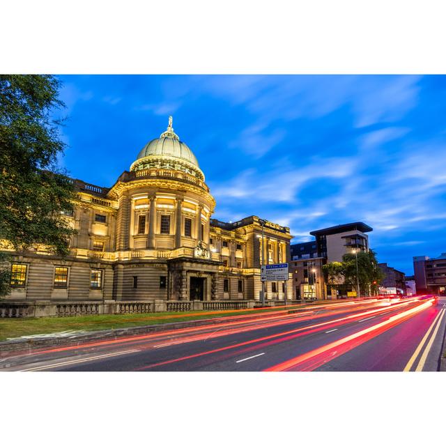 Glasgow Mitchell Library - Wrapped Canvas Photograph 17 Stories Size: 81cm H x 122cm W on Productcaster.