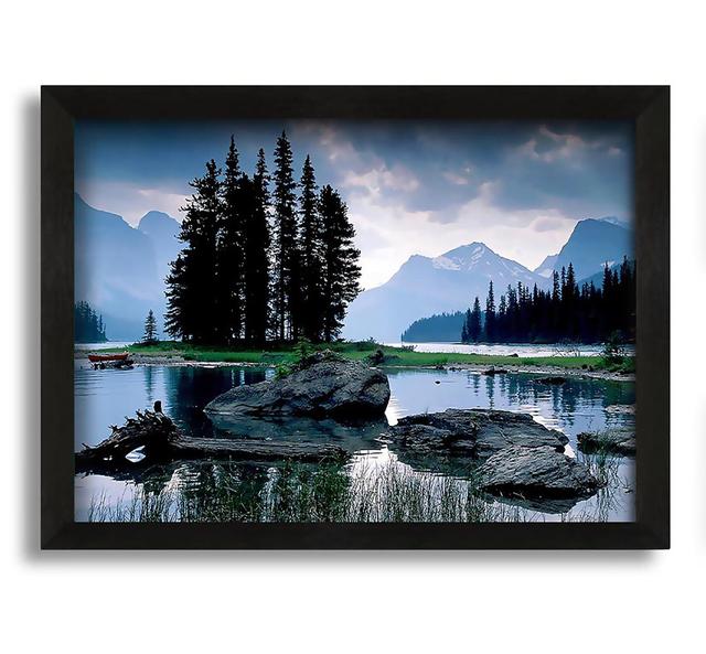 New Zealand Lake View - Picture Frame Photograph on Canvas Union Rustic Size: 21cm H x 30cm W x 10cm D on Productcaster.