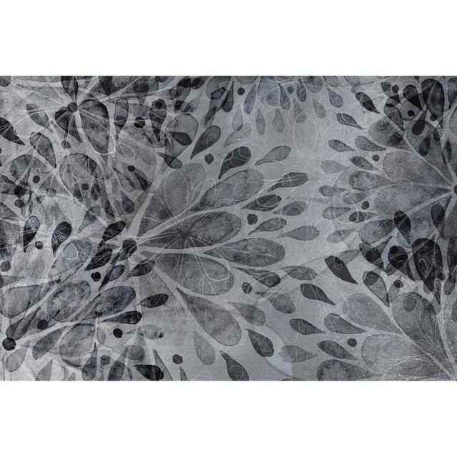 Monochrome Floral Graphic Art on Wrapped Canvas East Urban Home Size: 61cm H x 91cm W x 3.81cm D on Productcaster.