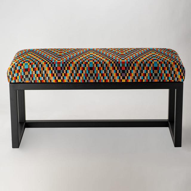 Orovada Upholstered Bench Corrigan Studio Size: 50 x 90 x 30cm on Productcaster.