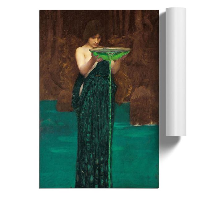 Circe Invidiosa by John William Waterhouse - Unframed Painting East Urban Home Size: 59cm H x 42cm W x 0.1cm D on Productcaster.