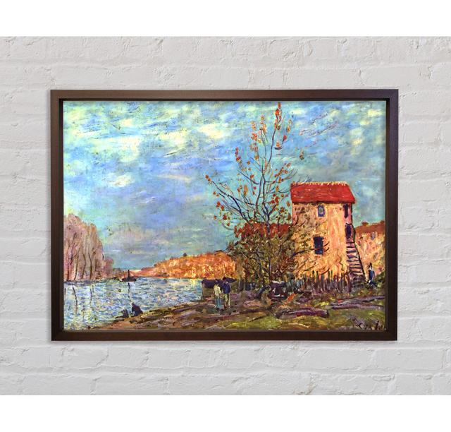 Sisley The Loing By Moret - Single Picture Frame Art Prints on Canvas Bright Star Size: 84.1cm H x 118.9cm W on Productcaster.