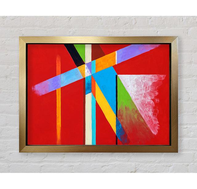 Coloured Lines - Single Picture Frame Art Prints Bright Star Size: 84.1cm H x 118.9cm W on Productcaster.