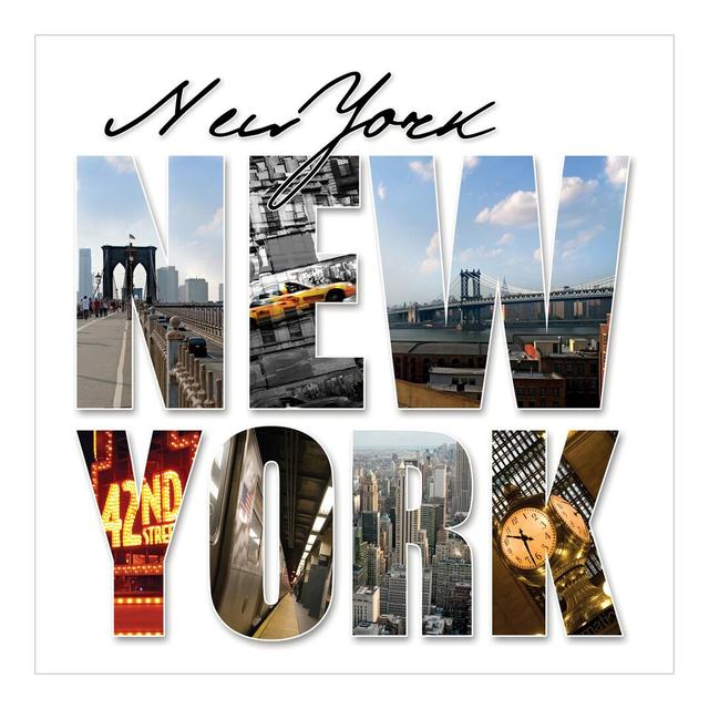 New York Impression Semi-Gloss Wallpaper Roll East Urban Home Size: 2.4m x 240cm, Materialqualität: 150g/m² on Productcaster.