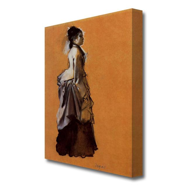 'Young Lady in the Road Costume' by Edgar Degas Painting Print on Canvas East Urban Home Size: 50.8 cm H x 35.6 cm W on Productcaster.