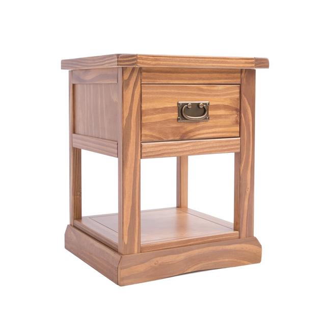 1 Drawer Bedside Table Natur Pur on Productcaster.