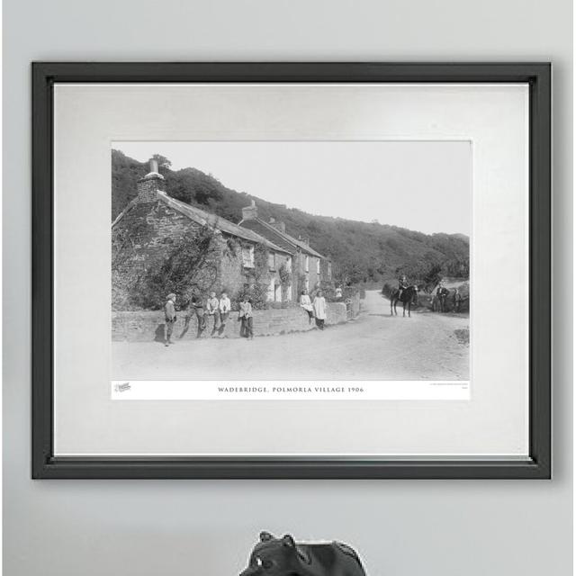 'Wadebridge, Polmorla Village 1906' by Francis Frith - Picture Frame Photograph Print on Paper The Francis Frith Collection Size: 60cm H x 80cm W on Productcaster.