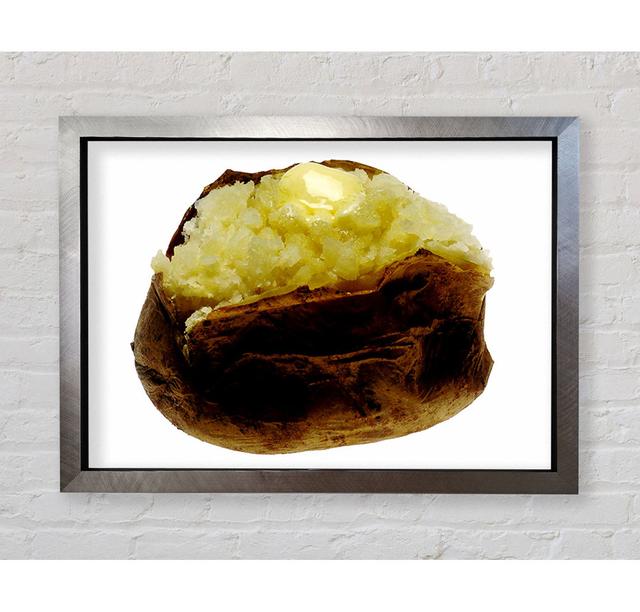 Jacket Potato Butter Melt - Single Picture Frame Art Prints Bright Star Size: 84.1cm H x 118.9cm W x 3.4cm D on Productcaster.