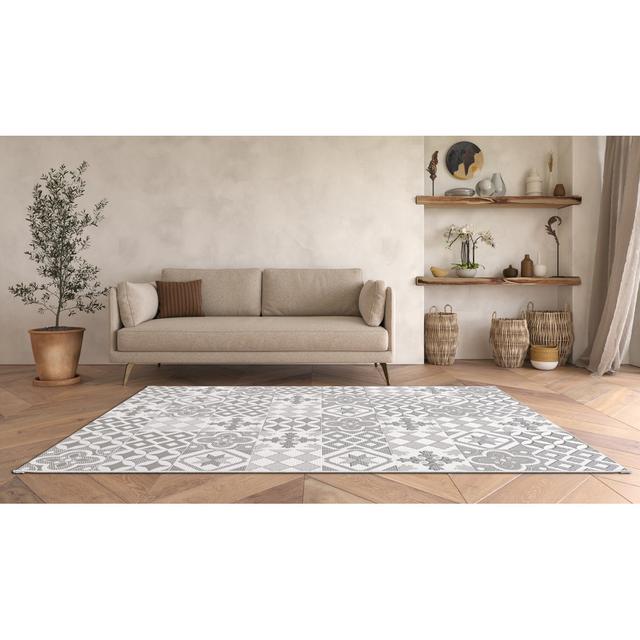 Padelsky Flatweave Grey Rug Bloomsbury Market Rug Size: Rectangle 80 x 150cm on Productcaster.