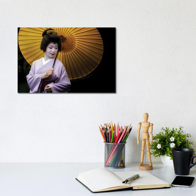 Geisha Story by Robin Yong - Wrapped Canvas Art Prints Latitude Run Size: 20.32cm H x 30.48cm W x 1.905cm D on Productcaster.