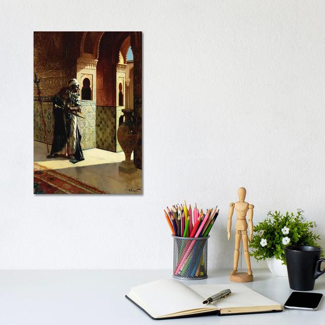 The Moorish Guard, The Alhambra - Wrapped Canvas Print Marlow Home Co. Size: 30.48cm H x 20.32cm W x 1.91cm D on Productcaster.