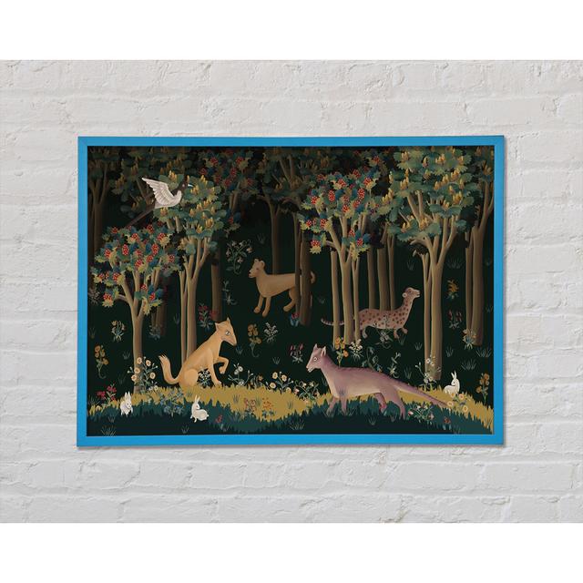 Creatures of the Night - Single Picture Frame Art Prints Ophelia & Co. Size: 29.7cm H x 42cm W x 2cm D on Productcaster.