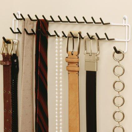 27 Hook Tie and Belt Wall Mounted Coat Rack Closetmaid on Productcaster.