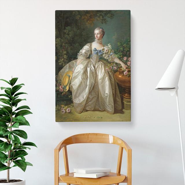 Madame Bergeret by Francois Boucher - Wrapped Canvas Painting East Urban Home Size: 60cm H x 40cm W x 3cm D on Productcaster.