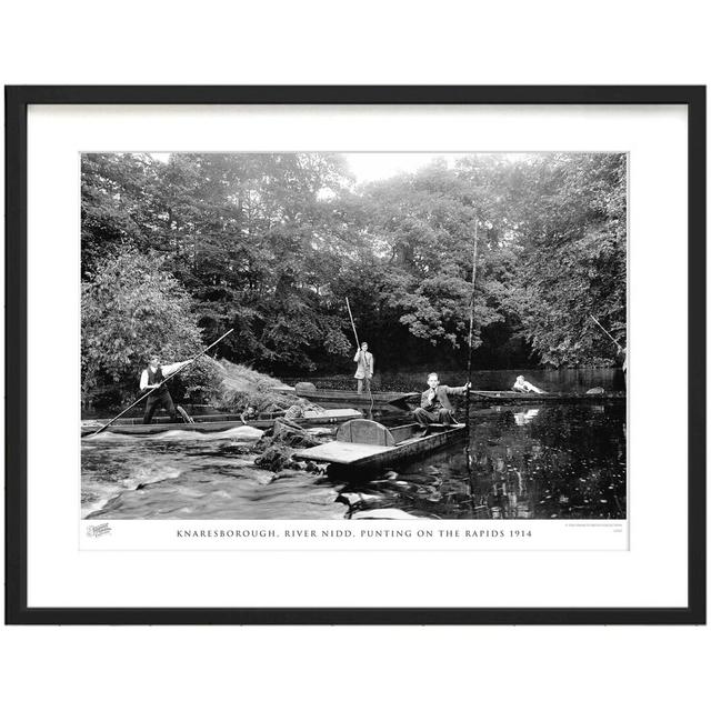 Knaresborough, River Nidd, Punting On The Rapids 1914 - Single Picture Frame Print The Francis Frith Collection Size: 28cm H x 36cm W x 2.3cm D on Productcaster.