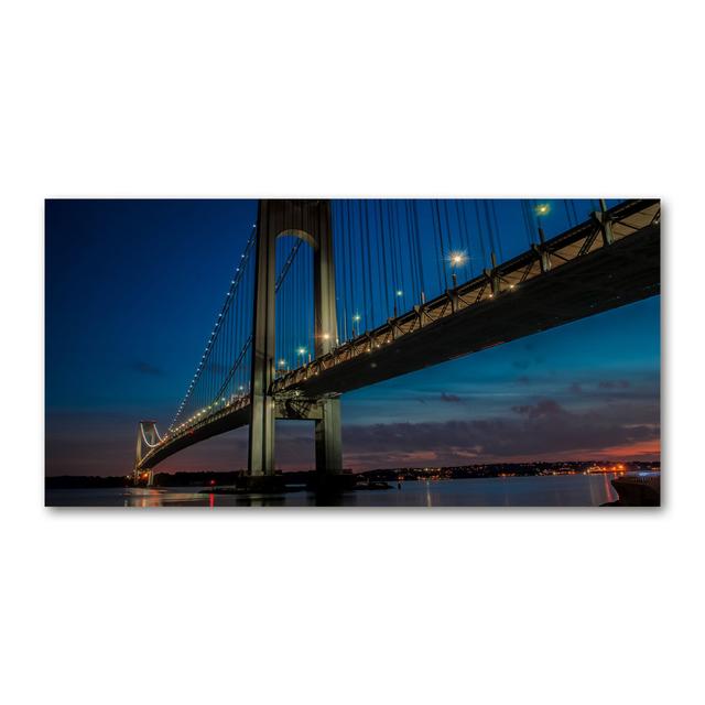 Brooklyn Bridge - Ungerahmte Kunstdrucke auf Leinwand Ebern Designs on Productcaster.