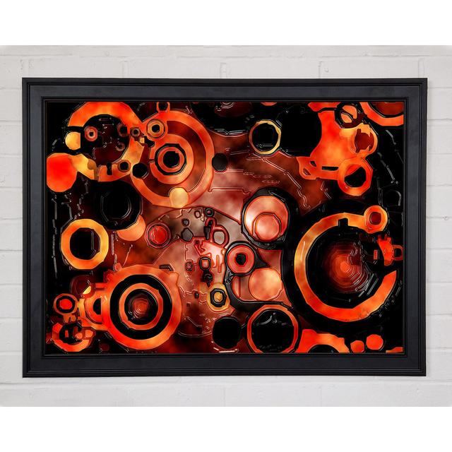 Lava Framed Print Ivy Bronx Size: 84.1cm H x 118.9cm W x 1.5cm D on Productcaster.