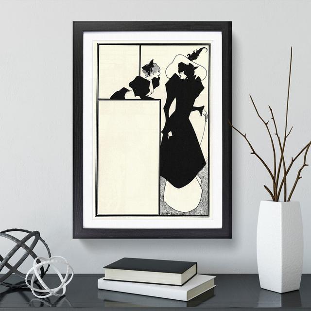 The Spinsters Crip by Aubrey Beardsley - Picture Frame Graphic Art East Urban Home Frame Option: Black Framed, Size: 36cm H x 27cm W x 2cm D on Productcaster.