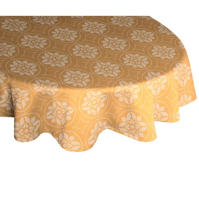 Heilwood Tablecloth Bloomsbury Market Size: 145cm W x 145cm L, Colour: Yellow on Productcaster.